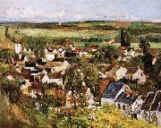 Paul Cezanne village panorama painting